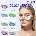 LED Eye Massager Hot Cold Compress Color Light Therapy