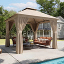 Breathable Canvas Outdoor Gazebo