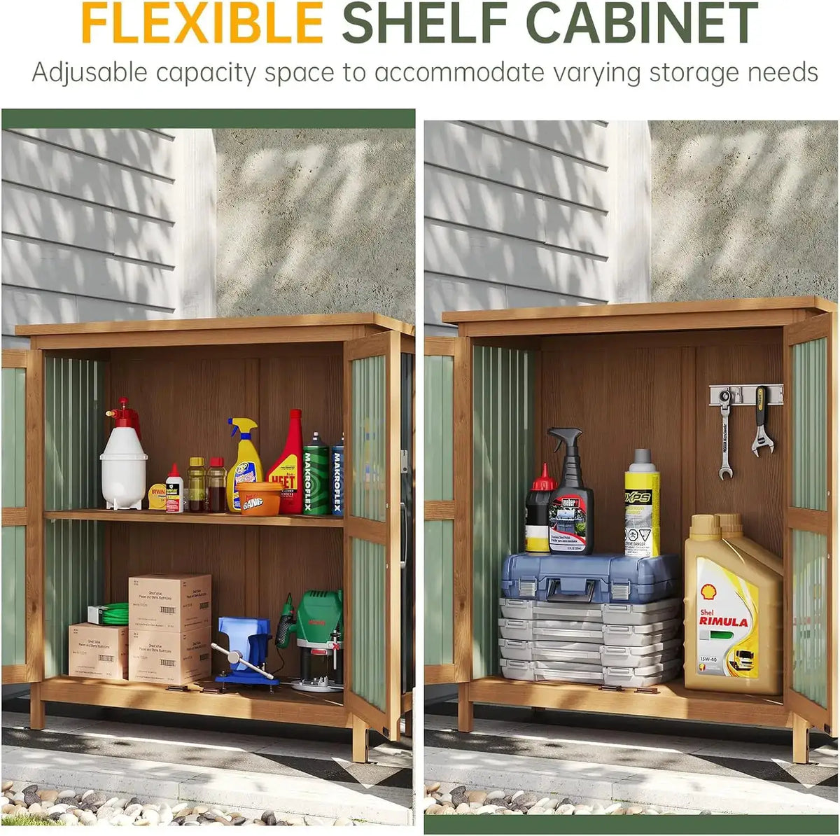 Weatherproof Outdoor Storage Cabinet