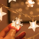 Cozy Snowflake LED Lights for Home Decor