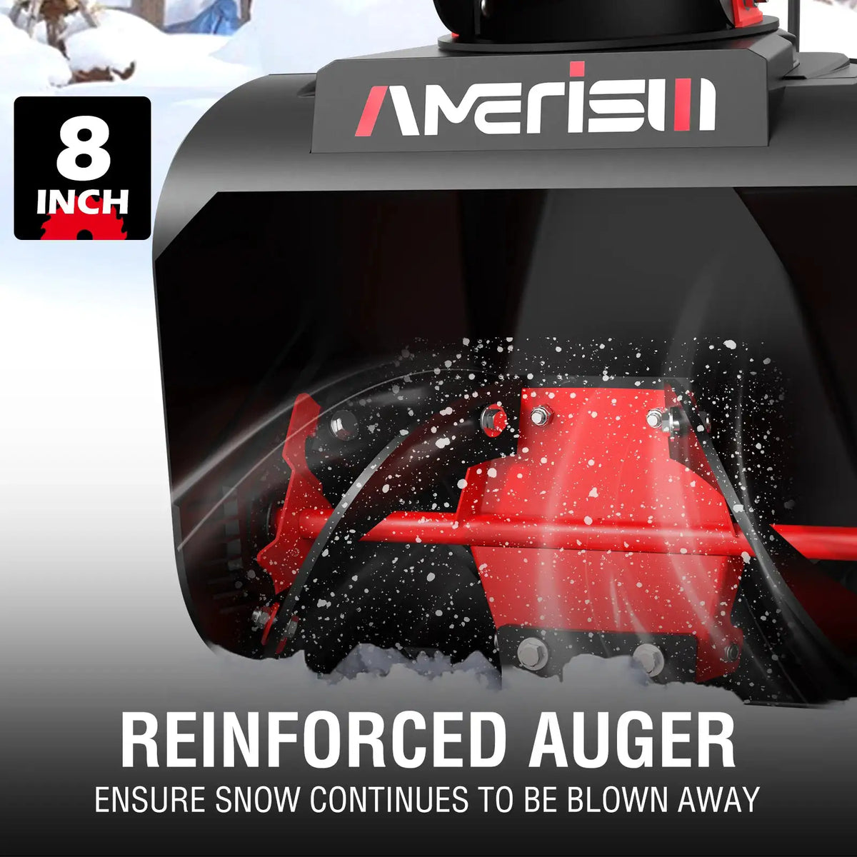 PowerSmart Inch Electric Snow Blower — product view 6