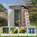 Aoxun 5x3ft Metal Outdoor Storage Shed