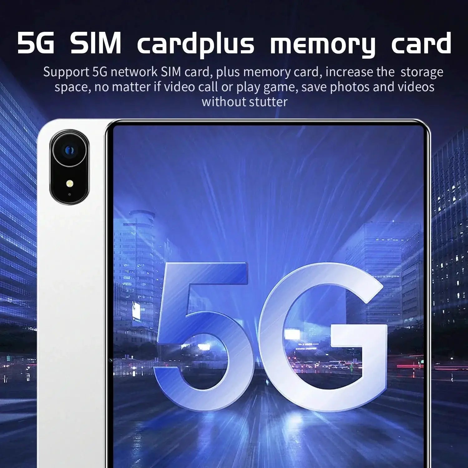 2024 5G Tablet Android 13 16GB RAM 1TB Storage Full HD