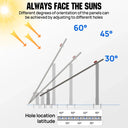 Adjustable Solar Ground Mount Kit