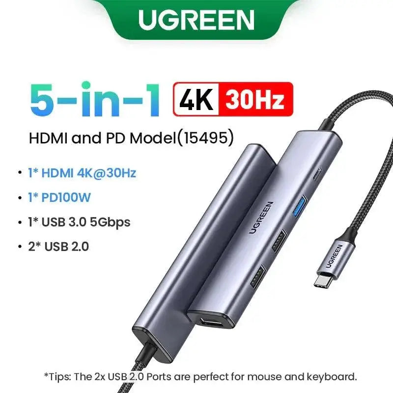 Ugreen USB C Hub with HDMI and Ethernet — product view 13