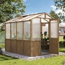 Sturdy Cedar Wood Outdoor Greenhouse