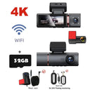 Smart Dash Cam for Drivers With 4K GPS and LCD Pro