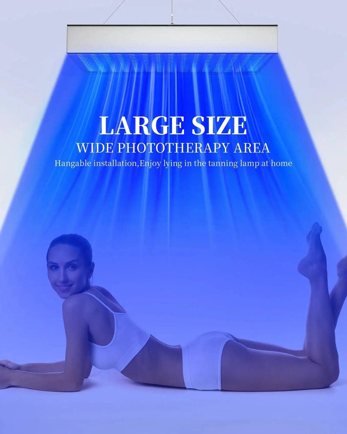 225LED Tanning Lamp 460nm Blue Light Therapy Device Tanning Machine for Body Face Sunless Tanning Light Home Use Portable Skin Care Beauty Equipment