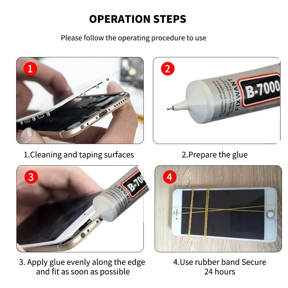 B7000 Transparent Phone Repair Glue Solution 15 25 50 110ml