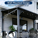 Outdoor Wall Mount Gazebo Shelter