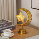 Enchanting Moon LED: Night Light Decorative Iron Lamp