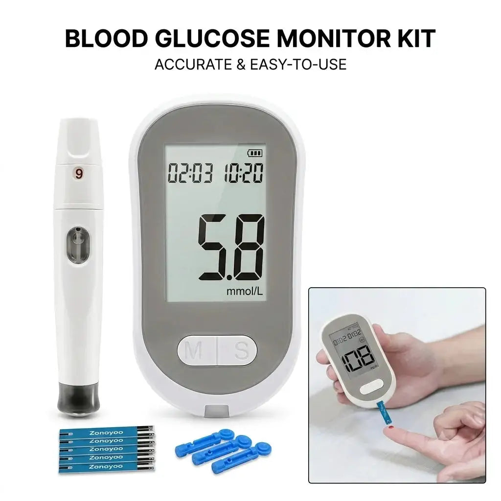 Blood Glucose Monitor Kit Glucometer Blood Sugar Test Kit No — product view 1