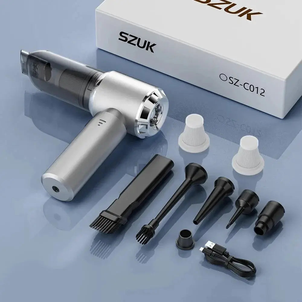 SZUK 180000PA Mini Car Vacuum Cleaner Portable Powerful