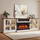 98 Inch TV Stand With Fireplace