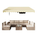 Manual Retractable Patio Shade Canopy