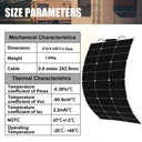 12V Monocrystalline Solar Panel 100W Flexible