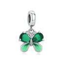 Sterling Silver Charm Firefly Butterfly