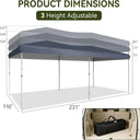10x20ft Waterproof Pop Up Tent