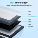 Portable 200W Bifacial Solar Panel