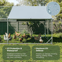 Walk In Metal Chicken Coop With Cover
