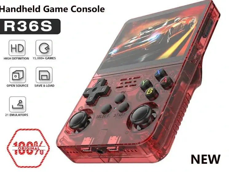 R36S Retro Handheld Game Console 3.5 Inch Portable Player