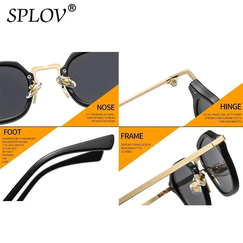 Trendy Retro Square Sunglasses UV400 for Men and Women