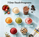 EKOJUCE Ice Cream Maker, Ice Cream Machine for Gelato, Sorbet
