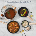 Pieces Non Stick Granite Cookware