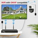 Smart Outdoor Camera 4K 8MP 360 Degree AI Tracking