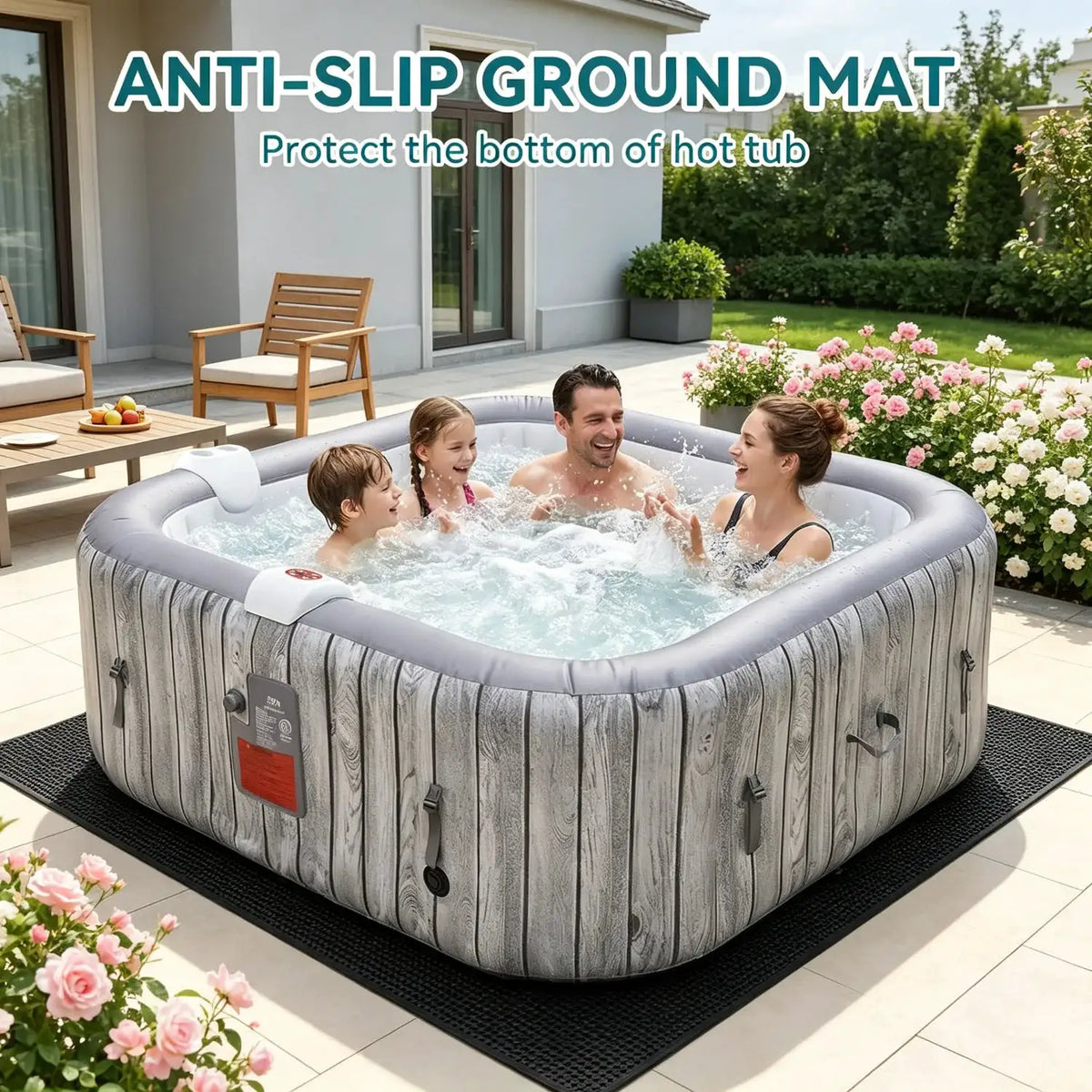 Inflatable Hot Tub With Heated Jets