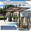 Heavy Duty Metal Hardtop Gazebo