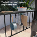 12x6ft Hardtop BBQ Gazebo With Shelves