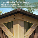 12x20FT Gazebo With Privacy Curtain