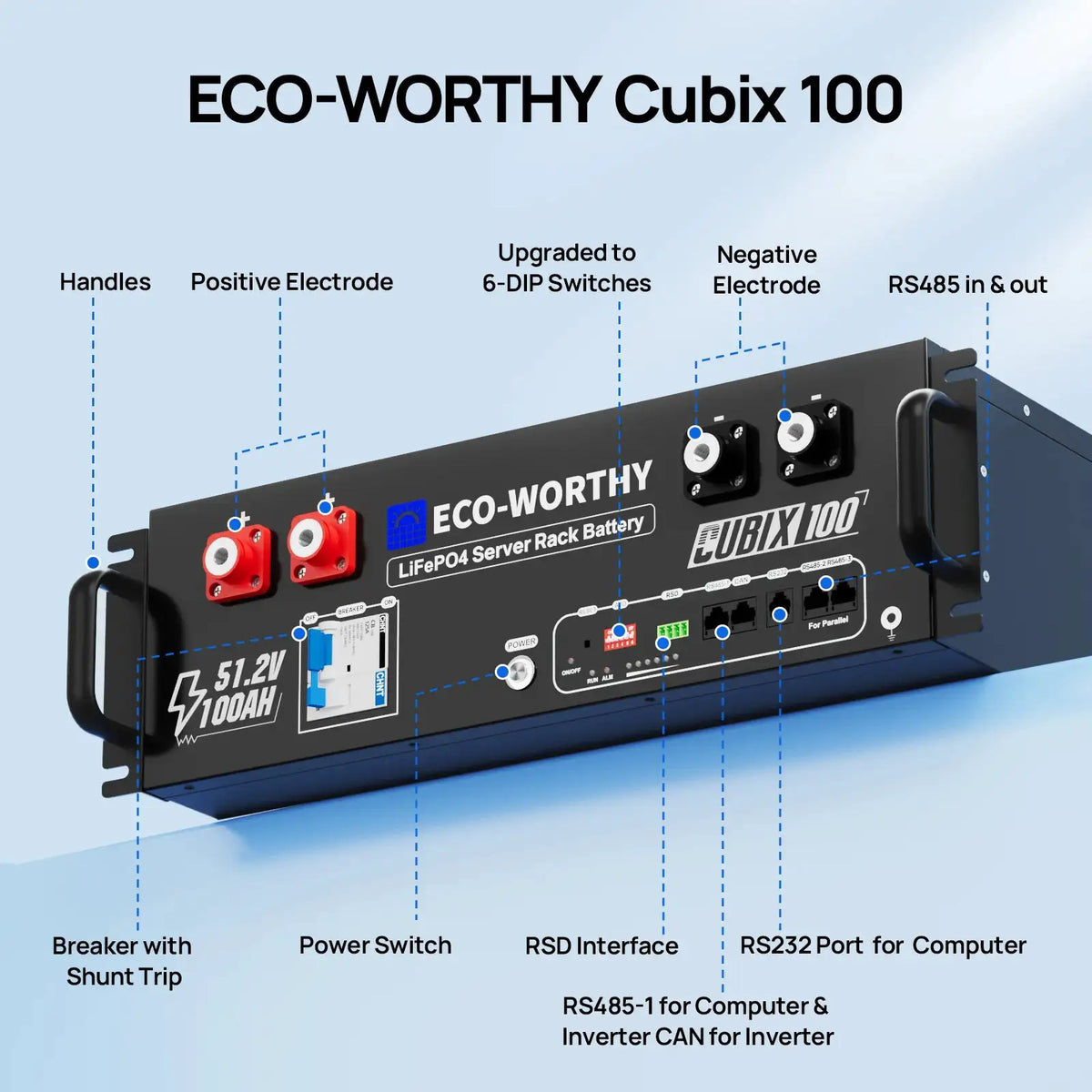 Ecoworthy Battery — product view 3