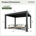 Adjustable Aluminum Louvered Pergola