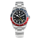 San Martin New Upgraded 39mm HZ6460 GMT Men Luxury Watch Classic Business Automatic Mechanical Sapphire 100M Waterproof  SN0109