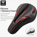 Thick Silicone Bike Saddle Cover Memory Cotton Pad