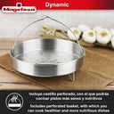 MAGEFESA Dynamic Fast Pressure Cooker with Basket 18/10 Steel