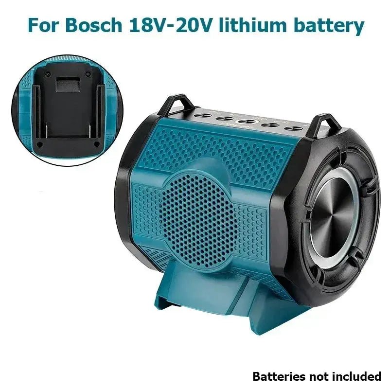 Enhanced Bass Bluetooth Speaker For Makita Milwaukee Bosch