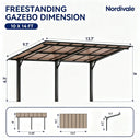 Heavy Duty Metal Hardtop Gazebo