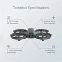 Screen Remote Control Drone, Brushless Motor Optical Flow