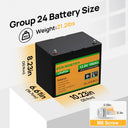 LiFePo4 12V 100Ah Bluetooth Battery