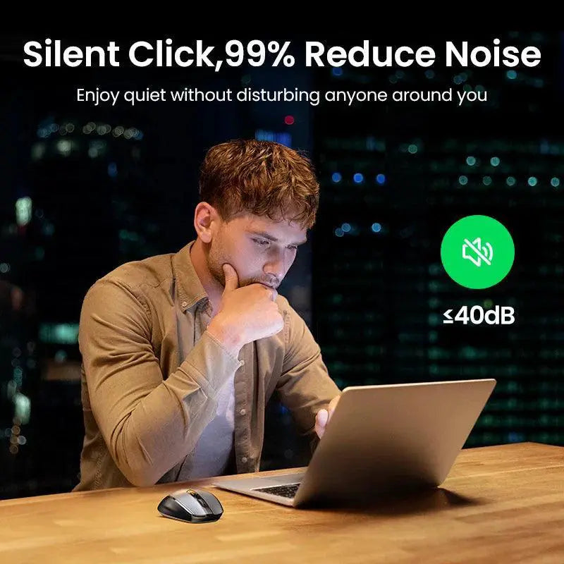 Wireless Ergonomic Mouse With Adjustable DPI For Precision