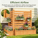 Freestanding Wood Garden Privacy Screen