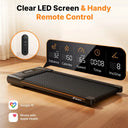 Merach 2in1 Walking Pad Treadmill LED Display Phone Holder