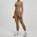 Breathable Women Yoga Set Tracksuit High Waist
