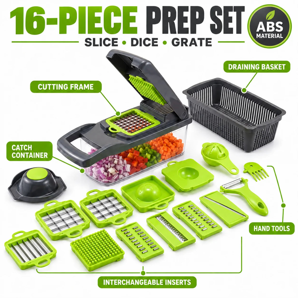 Effortless Multi-Functional Vegetable Chopper — product view 3