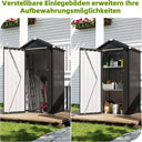 Outdoor Metal Garden Lockable Shed
