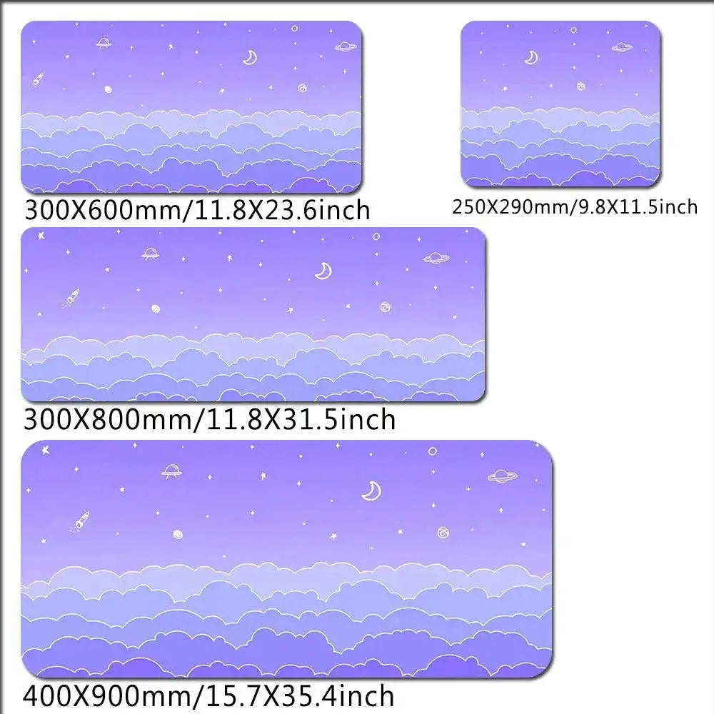 Anime Mouse Pad For Gamers Women Desk Mat Stylish Design