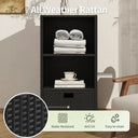 Outdoor PE Rattan Towel Cabinet